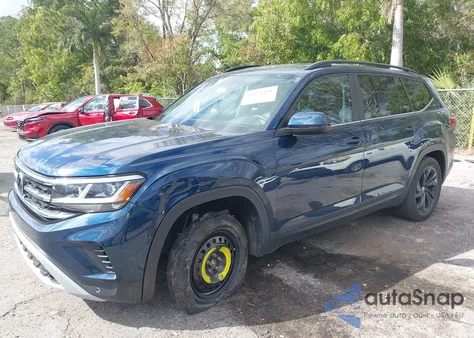 2022 Volkswagen Atlas 2.0T Se W/Technology from USA, damaged, VIN 1V2HP2CAXNC554746